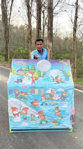 🏕️ Amazing Tent House Setup | Easy & Strong PVC Tent House 🏕️