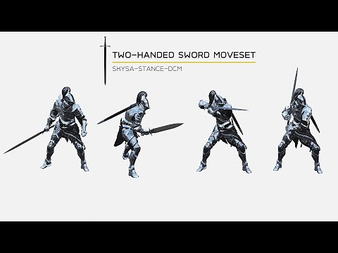 SKYRIM SE : SKYSA COMBAT ANIMATION [2HM] + STANCE + DCM