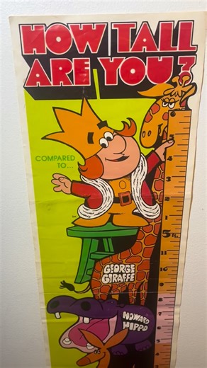 Love this 1972 Burger King @burgerking Height Chart “Kids How Tall Are You?” Do you remember this?!? . . . #burgerking #70svintage #70skids | Toy ExtraordinEire