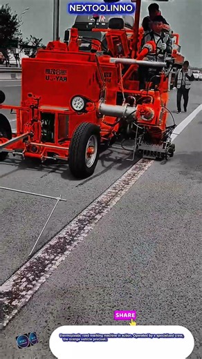 Automatic Thermoplastic Road Marking Machine for Precision Highway Construction Projects