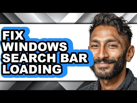 How to Fix Windows Search Bar Loading (only Way)