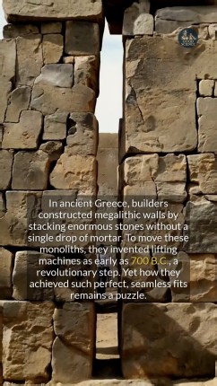 2.3K views · 11 reactions | Ancient Greeks built massive walls without mortar, but how did they fit the giant stones so perfectly? #ancienthistory #archaeology #historyfacts | GoodScience | Facebook