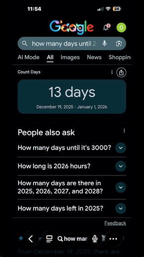 How many days until 2026