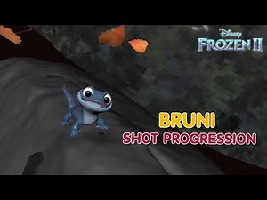 Bruni Shot Progression | Frozen 2 | Hyrum Osmond |‪@3DAnimationInternships‬