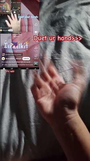 why my hand iss..... ah#duet