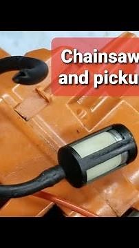 Husqvarna 365, 372, 372xp replacing fuel pickup, new fuel line