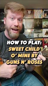 Sweet Child O' Mine by Guns N' Roses - Guitar Lesson (Simplified)