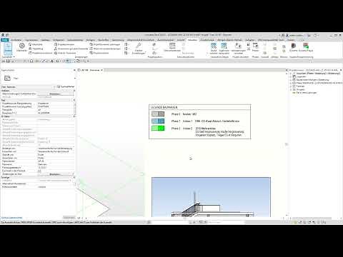 02 Revit Projekt einstellen Info und Phasen