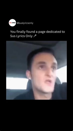 suslyrics on Instagram: "The clip captures that chaotic moment when a morning routine freestyle takes a sudden sus turn. He starts off sounding tired and relatable, but before anyone can process it, the bar flips into something wild. The interruption makes it even funnier, showing how quickly a harmless verse can spiral out of control. Behind the scenes, moments like this are pure gold because they’re unfiltered and completely unexpected. The mix of sleepy energy, questionable lyrics, and instan
