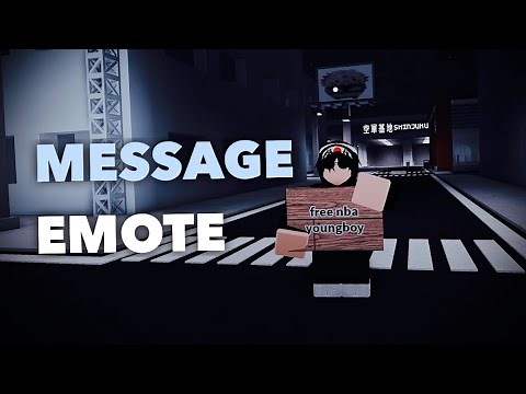 How To Use The Message Emote On Console | Jujutsu Shenanigans