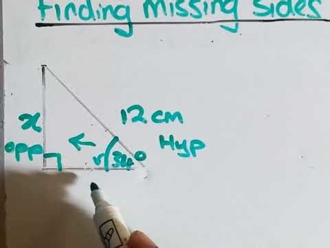 Finding missing Sides and Angles on a Right-angled triangle @mathfocus1