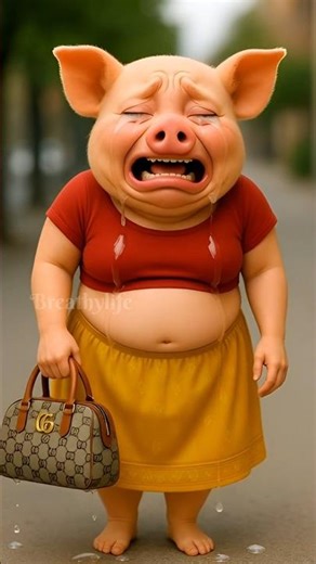 Her Pain Became Her Power|From Fat to Fit:The Pig Girl’s Journey|#ai #shorts #pig #emotionalaistory