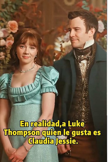 Química entre Luke Thompson y Claudia Jessie