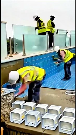 Drained Rooftop Pool Transformed Into Luxury Infinity Pool | Satisfying Real-Life Timelapse