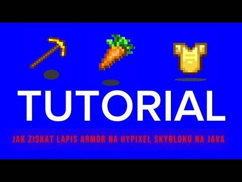 Jak ziskat lapis armor na minecraft java hypixel skyblock