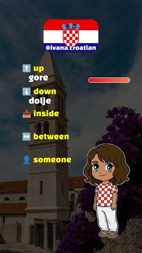 5 Croatian position words for beginners