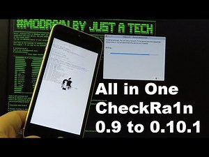 NEW ModRa1n All in One CheckRa1n Version Jailbreak iOS 12/13 Windows USER