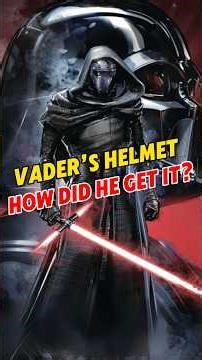 How did Kylo Ren get Darth Vader’s helmet? #starwars #scifi #shorts