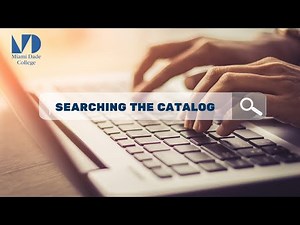 Searching the Catalog