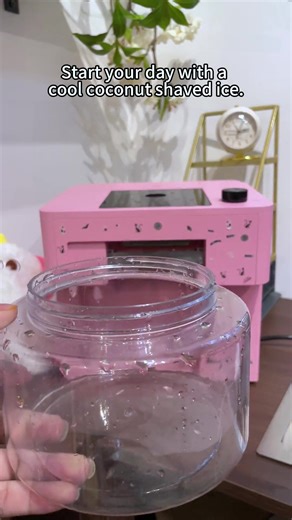 shaved ice machine simple enough for anyone ❤️#shavedicemachine #shavedice #hawaiianshavedice #hawaiianice #machineshavedice