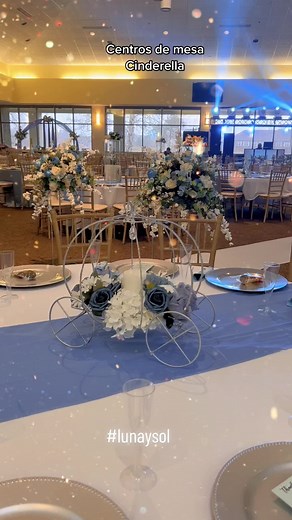 Unique Cinderella Themed Quinceañera Centerpiece Ideas