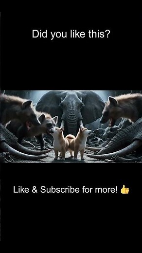 Trapped! Shiba Inu Simba & Nala are cornered by hyenas in the Elephant Graveyard!