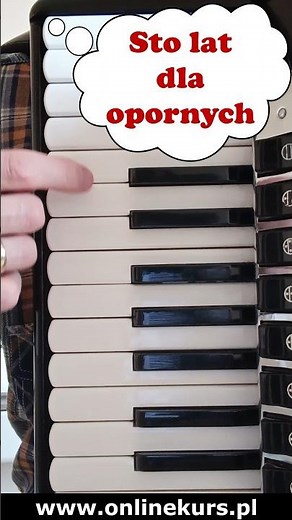Jak zagrać Sto lat na Akordeonie? 🪗🎹💥 #akordeon #StoLat #JakZagraćStoLat #tutorial #accordion