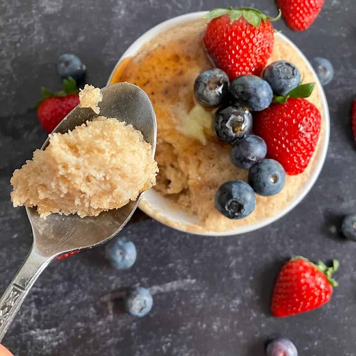 Protein Pancake in a Mug (Kodiak Cakes Mug Cake)