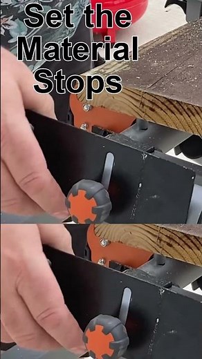 When you Stop It - Setting the Material Stops on the RIDGID Universal Mobile Miter Saw Stand