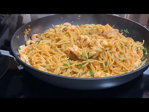 Quick and Easy Dinner Korean-Style Prawn Pasta 🍀 Incredibly Delicious in Minutes!