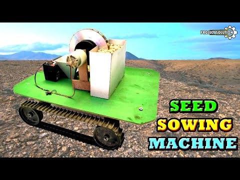 MOTORIZED SEED SOWING ROBOT || MECHANICAL MINOR PROJECT || PROJECT SOLUTION