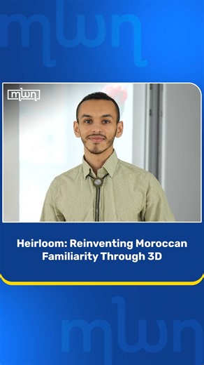 At FAD 2025, visual artist and VR developer at 1337 Khouribga, Mohamed Adam Charai, known as Heirloom, stands in front of a dreamlike digital world built from memories of home. The piece showcased at the festival is rooted in objects and spaces every Moroccan recognizes. "We all grew up in Moroccan homes… So I wanted to make something nostalgic that my generation can relate to, which is Tabsil Taws (Taws plate). We all had one in our homes.” “We have a team of 3D artists and another team of deve