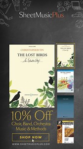 Plan for your best school year yet! SAVE 10% on choir, band and orchestra music and methods Shop the Back To School Sale ⏩ https://www.sheetmusicplus.com/en/back-to-school.html | Sheet Music Plus