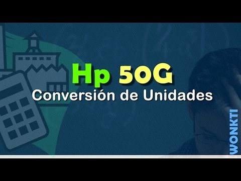HP 50G: Conversión de Unidades