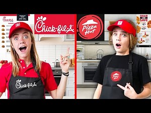 We Opened A Real Chick-fil-A and Pizza Hut In Our House! (Pt. 1)