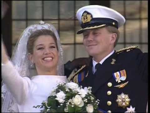The Prince of Orange and Princess Máximas Wedding Carriage Ride and Balcony Scene