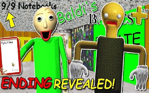 (PghLFilms)巴迪的基础教育加ENDING REVEALED!! BALDI'S BASICS PLUS!!