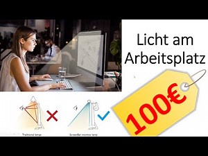 BenQ LED Screenbar im Test: eine Schreibtischlampe für den Bildschirm? Vergleich im Video!