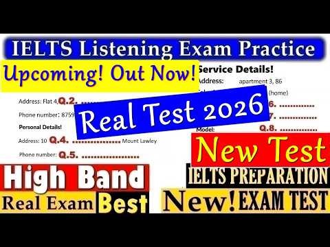 IELTS LISTENING PRACTICE TEST 2026 WITH ANSWERS | 04.06.2026