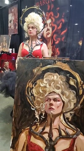 Live portrait painting. #allaprima. #art #Painter #oilpainting #paintingvideo #artist