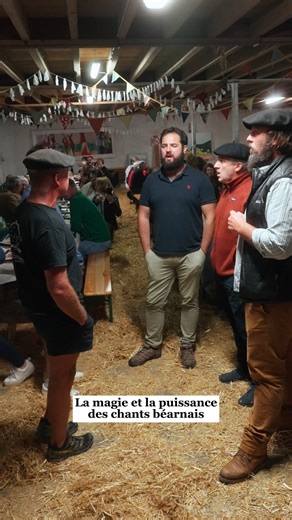 Chaque repas de famille, chaque fête de village, chaque occasion est un bon prétexte pour que l’on se mette à chanter. 💛 À vos commentaires ! On est très curieux de connaître vos chants béarnais préférés. 🎤 🎥 Production My destination l Réalisation Itsangelemary | Béarn Pyrénées Tourisme