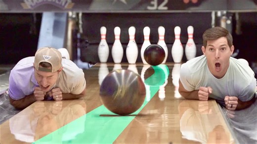 Never seen before bowling trick shots 🎳🤯 #bowling #trickshots #dudeperfect | Dude Perfect