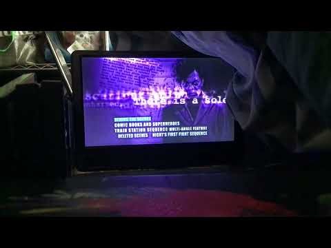 Opening to unbreakable DVD 2001(disc 2)