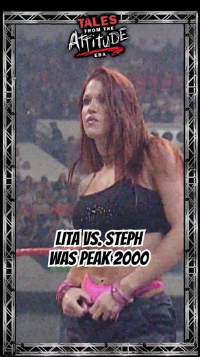 Lita vs. Stephanie for the WWF Womens Title was PEAK Attitude Era