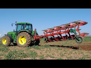 John Deere 6900 / kverneland Labour avant tournesol