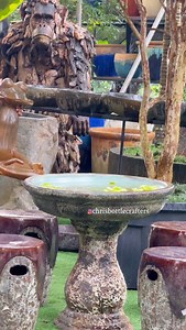 44K views · 38 reactions | Ceramic birdbath, ceramic outdoor sitter , iron rustic finish frog combination display @chrisbottlecrafters garden center, visit our experience centre for seeing the world of indoor and outdoor garden decor concept at reasonable prices, wholesale and retail available 8907331201 | Chris bottle crafters indoor home garden | Facebook