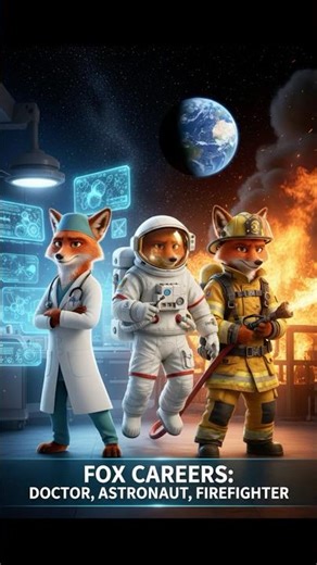 🔥 Fox Careers: From Doctor 🩺 to Astronaut 🚀 to Firefighter 🔥… and Beyond!