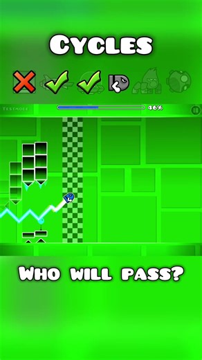 Different Gamemodes VS Cycles! #geometrydash