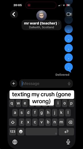 Texting My Crush: An Unexpected Twist