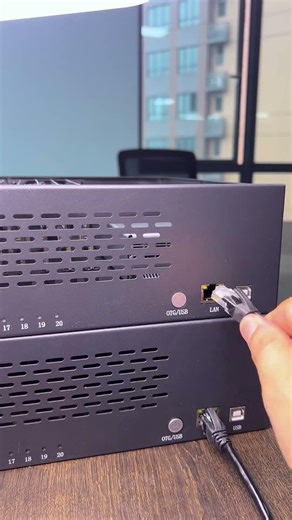 One device contains 20 mobile terminals, used in batches.